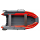 Лодка SKAT TRITON 450 NDFi с интегрированным фальшбортом (красный/темно-серый)
