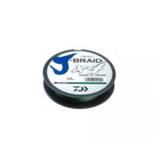 Плетеный шнур J-BRAID*4E 135м 0.20мм Dark green