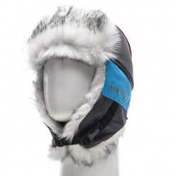 Шапка ушанка зимняя Siberia Lady цв.голубой/серый тк. Breathable р.54-56