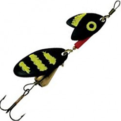 Блесна MEEPS Tandem Trout 0 black/yellow