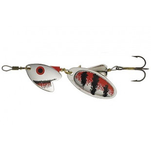 Блесна MEEPS Tandem Trout 1 6.5гр black/silver/red