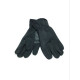Перчатки флис с кож вставкой в асс-те