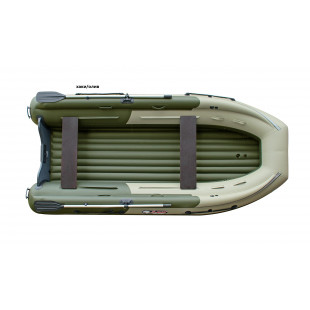 Лодка SKAT TRITON 370 NDFi с интегрированным фальшбортом (хаки/оливковый)