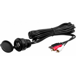 Кабель USB/AUX 3,5мм длина 1,8м