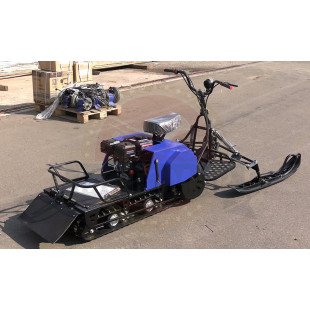 Мотобуксировщик компактный ЛИДЕР-СИГМА-2, 8+ л.с., с лыжным модулем