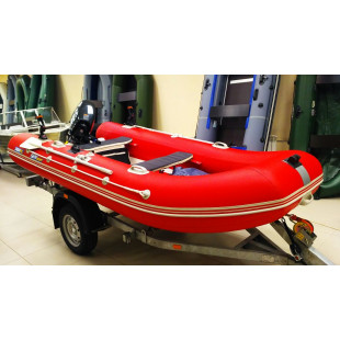 Катер Sky Boat 360RL бело/красный