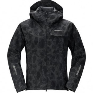 Куртка утеплённая SHIMANO RB-01JS GORE-TEX чёрный камуфляж L Куртка утеплённая SHIMANO RB-01JS GORE-TEX чёрный камуфляж L