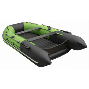 Лодка Таймень NX 3600 НДНД PRO MAX ярко-зеленый /черный