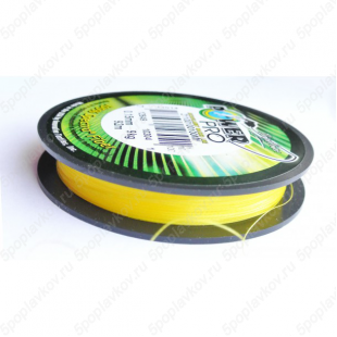 Плетеный шнур Power Pro 135м Hi-Vis Yellow 0.15мм 10LB