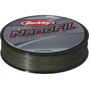 Плетеный шнур Berkley Nanofil Lo-Vis Green 0.15мм 125м