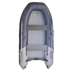 Надувная лодка Grouper GR375W (серо-синий)