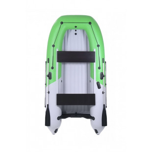 Надувная лодка Grouper GR335W (серо-салатовый)