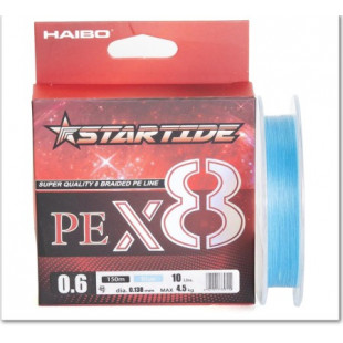Шнур HAIBO STARTIDE PEx8 3.0 0.35mm 16.7kg 150m blue