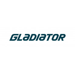 Лодка надувная Gladiator E380X оранжево-темносерый
