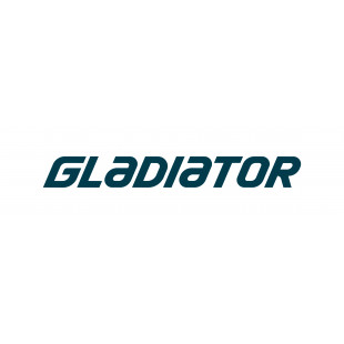 Лодка надувная Gladiator E380X оранжево-темносерый