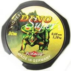 Леска зимняя Микадо Dino Super 0.08 30м.