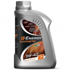 Масло моторное G-Energy Synthetic Active 5w40 API SN/CF ACEA A3/B4, 1л синт.