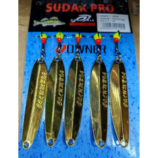 Блесна зимняя Сolumbia Sudak Pro 21гр #1 золото