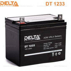 Аккумуляторная батарея Delta DT 1233 (12V / 33Ah)