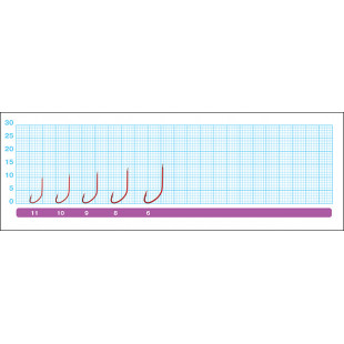 Крючок OWNER 50255-11 красная лопатка (15шт)