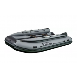 Лодка RiverBoats RB 410 НДНД (фальшборт) черно-серый
