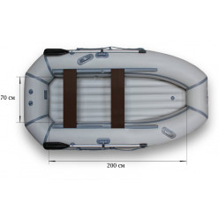 Надувная гребная лодка ФЛАГМАН-280НT