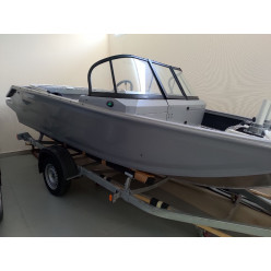 Лодка Volzhanka 46 Fish красный-серый 46F 55 D424