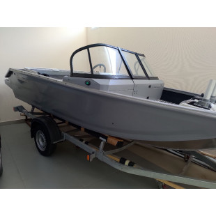 Лодка Volzhanka 46 Fish красный-серый 46F 55 D424