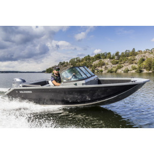 Лодка VOLZHANKA 46 Fish серый, карбон с мотором YAMERy EF60 FVEL-T 46F 26 G424