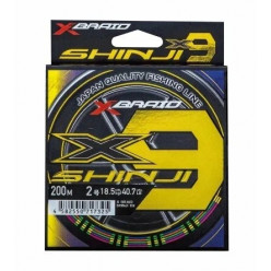 Шнур плетёный YGK XBraid Shinji x9 #2 -40.7lb 200м
