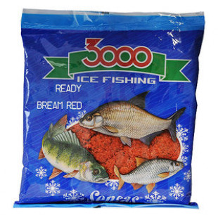 Прикормка зимняя готовая Sensas 3000 BREAM RED 0,5