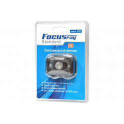 Налобный фонарь Focusray 1052 1W+2 красных светодиода 628717