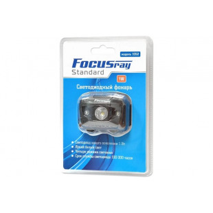 Налобный фонарь Focusray 1052 1W+2 красных светодиода 628717