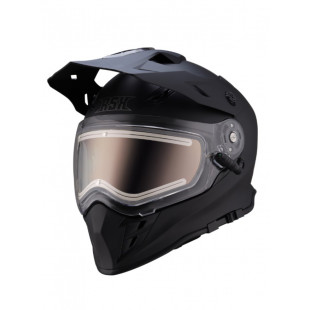 Шлем dual sport RSX Iceman (H331) Winter (желтые очки) черный матовый р. XL