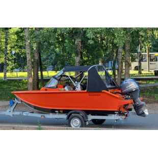 Лодка VOLZHANKA 46 Fish оранжевая 46F 56 D424 +YAMAHA F 60 FETL