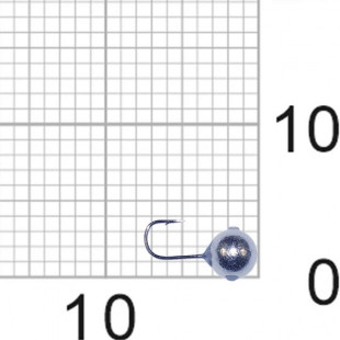 Мормышка Шар с трубочкой d4,0мм 0,56гр серебро кр. Owner