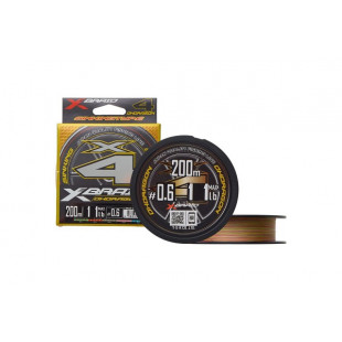 Шнур YGK X-Braid Ohdragon X4 ss1.40 5color 200m #2.0