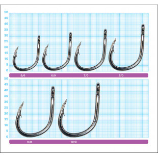Крючок OWNER 5105-6/0 одинарный (3шт)