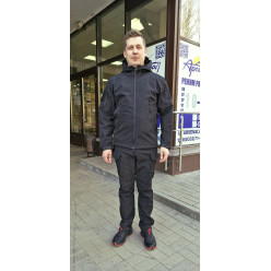 Костюм деми мужской тактический 2 кармана цв. черный р. 2XL