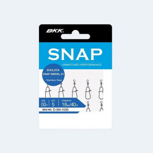 Вертлюг с застежкой ВВК Duolock Snap Swivel-51 #2