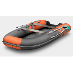 Лодка надувная Gladiator E330S оранжево-темносерый