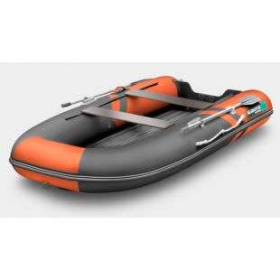 Лодка надувная Gladiator E330S оранжево-темносерый