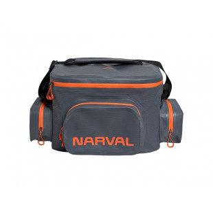 Сумка для снастей Narval Fishing Water-resistant Tackle Bag 35L цв.Dark Grey&Orange