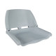 Сиденье пластмассовое складное Folding Plastic Boat Seat серое 75110G