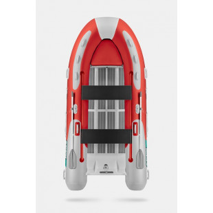 Лодка надувная RIB Gladiator AL 420 красно-белый