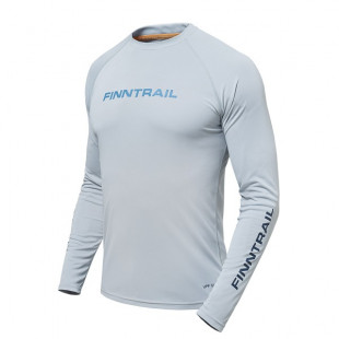 Лонгслив FINNTRAIL WAVE FISH GREY р.S 6606