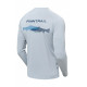 Лонгслив FINNTRAIL WAVE FISH GREY р.S 6606