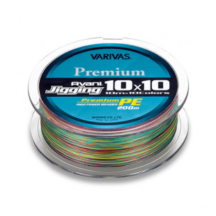 Плетеный шнур Varivas Avani  Jigging 10*10 Premium PE 3.0 (0,285мм) 200м