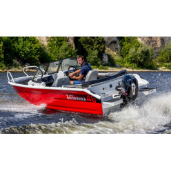 Лодка VOLZHANKA 46 Fish с мотором YAMER EF60 FVEL-T с доп. опциями 46F 81 A625