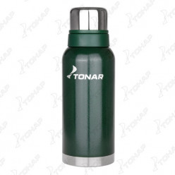 Термос 1000ML с ситечком зеленый (2 крышки-кружки) TONAR HS.TM-057-G